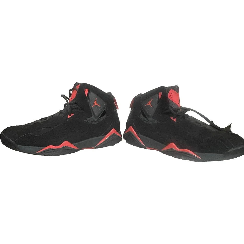Air Jordan True Flight 23 Sneakers Shoes Size 10 Black Infrared 342964-023